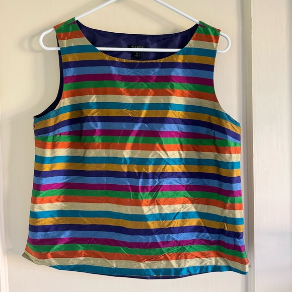 Talbots Tops - Talbots Sleeveless Silk Top, Size 12P